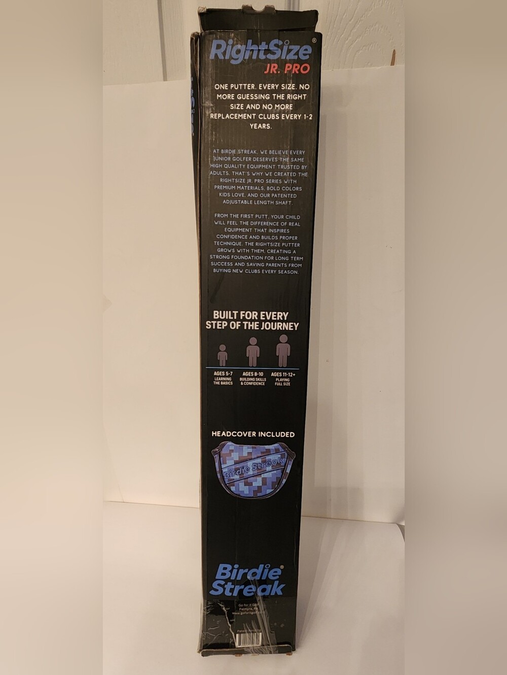 RightSize JR. Pro Series Golf Putter by Birdie Streak, Adj Length for Age 5-12 - Picture 7 of 13